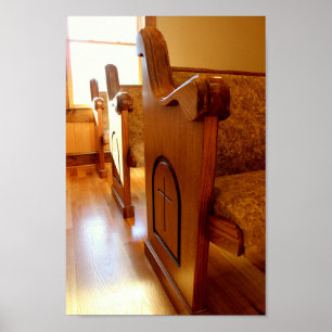 Church Pews Poster