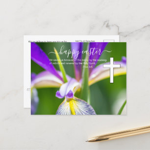 Church Religiösa Påsk Vykort