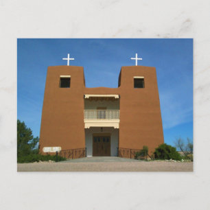 Church Santa Fe, New mexico Vykort