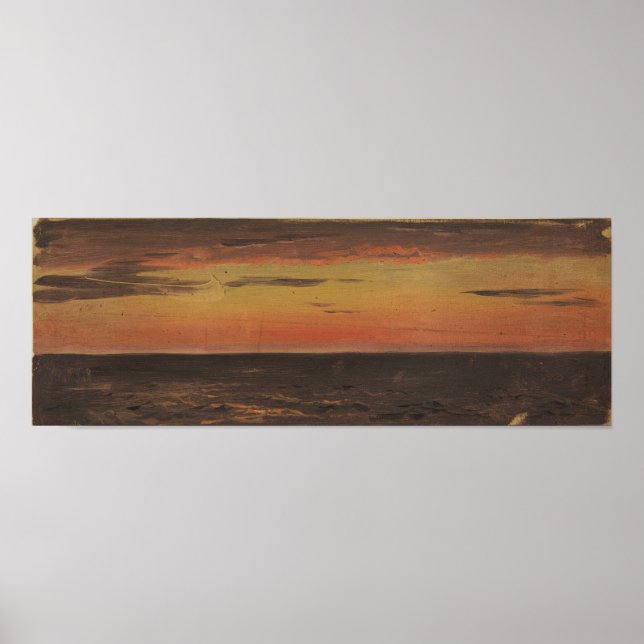 Church - Seascape 1859 Poster (Framsidan)