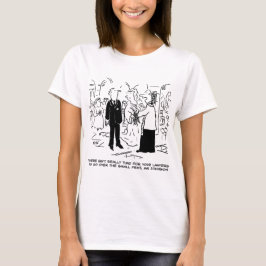Church Service Bröllop Vicar säger nej till advoka T Shirt