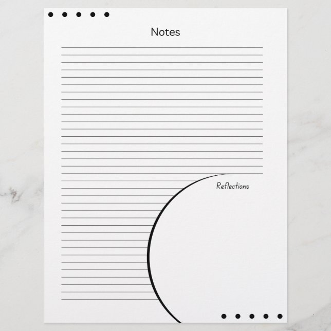 Church Service Christian Black Polka dots Brevhuvud (Framsida)