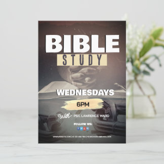 Church Söndag Service Anpassade Flyer Design Inbjudningar
