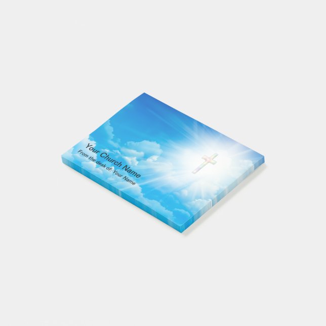 Church Theme Office Sticky Anteckningsblocks Post-it Block (Vinklad)