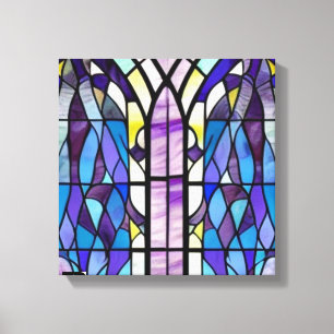 Church Window Canvastryck
