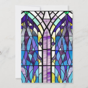 Church Window Julkort