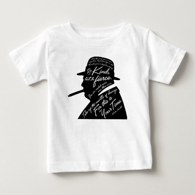 Churchill babyJersey T-tröja Tee Shirt (Framsida)