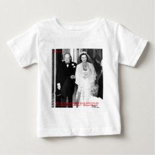 Churchill & Berömd Citat Om Äktenskap Tee Shirt
