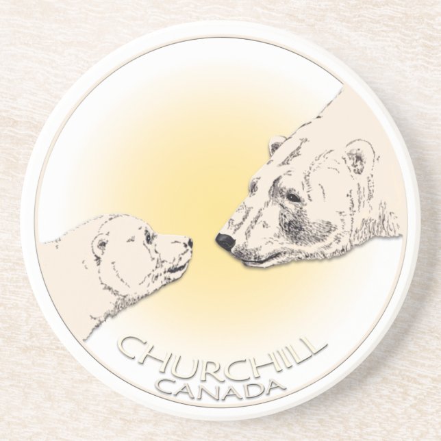 Churchill Canada Souvenir Underlägg Churchill Gift (Framsidan)