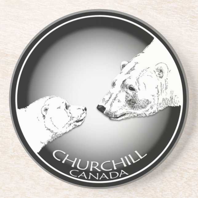 Churchill Canada Souvenir Underlägg Churchill Gift (Framsidan)