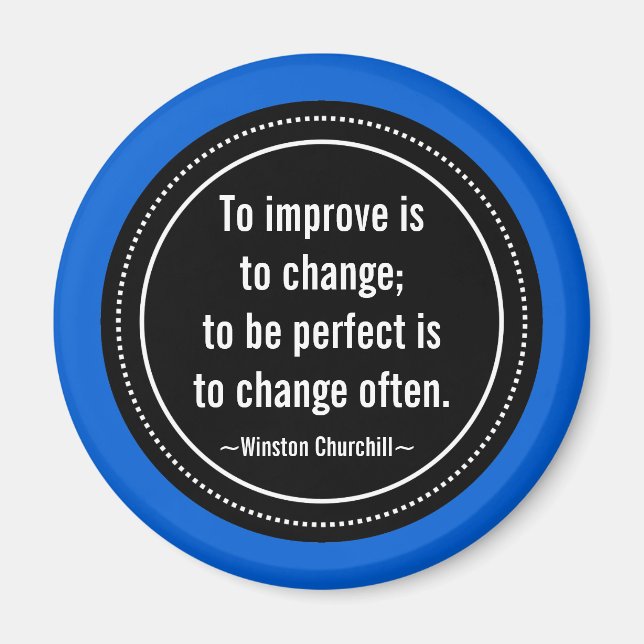 Churchill-inspirationsoffert Magnet (Framsidan)