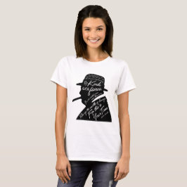 Churchill kvinna grundläggande T-tröja Tee Shirt