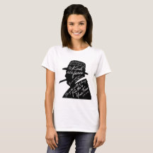 Churchill kvinna grundläggande T-tröja