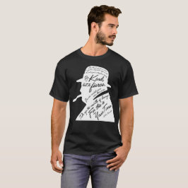 Churchill manar grundläggande mörka T-tröja Tee Shirt