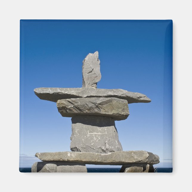 Churchill, Manitoba. Inukshuk Magnet (Framsidan)