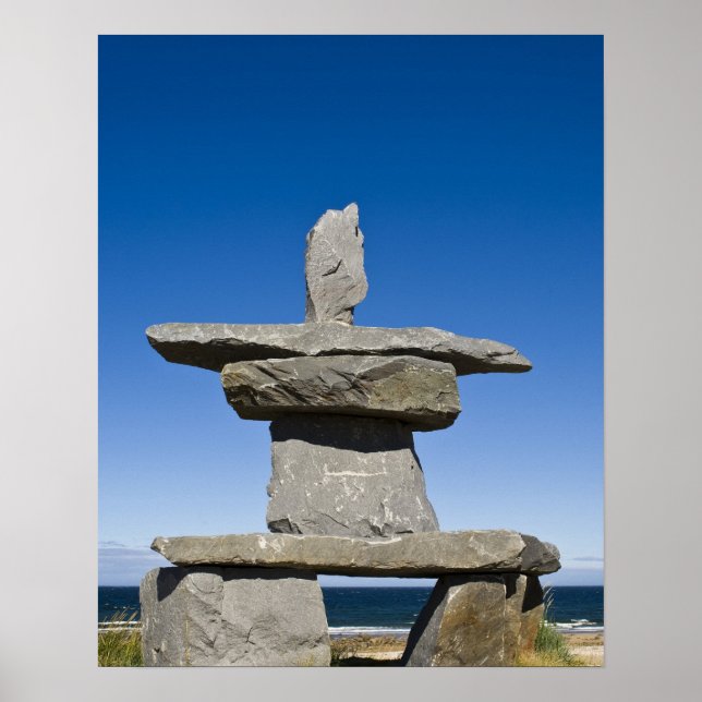 Churchill, Manitoba. Inukshuk Poster (Framsidan)