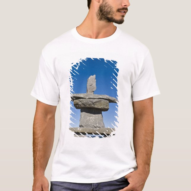 Churchill, Manitoba. Inukshuk T-shirt (Framsida)