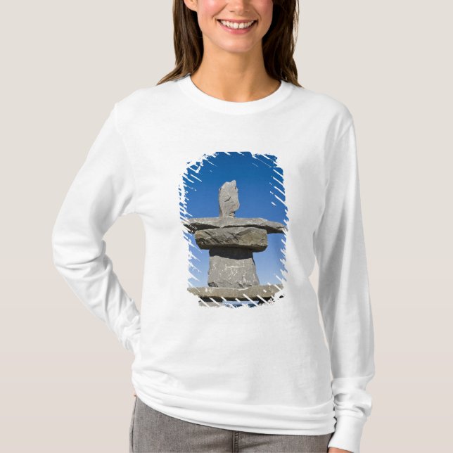 Churchill, Manitoba. Inukshuk T-shirt (Framsida)