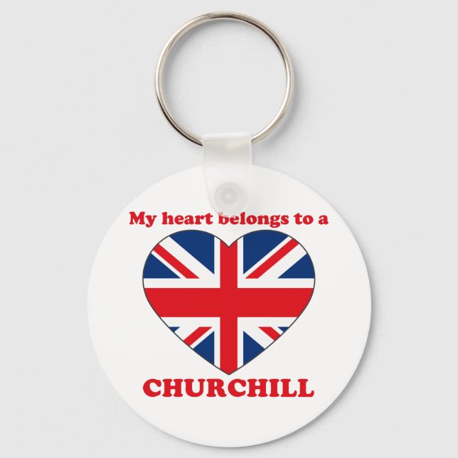 Churchill Nyckelring (Framsida)