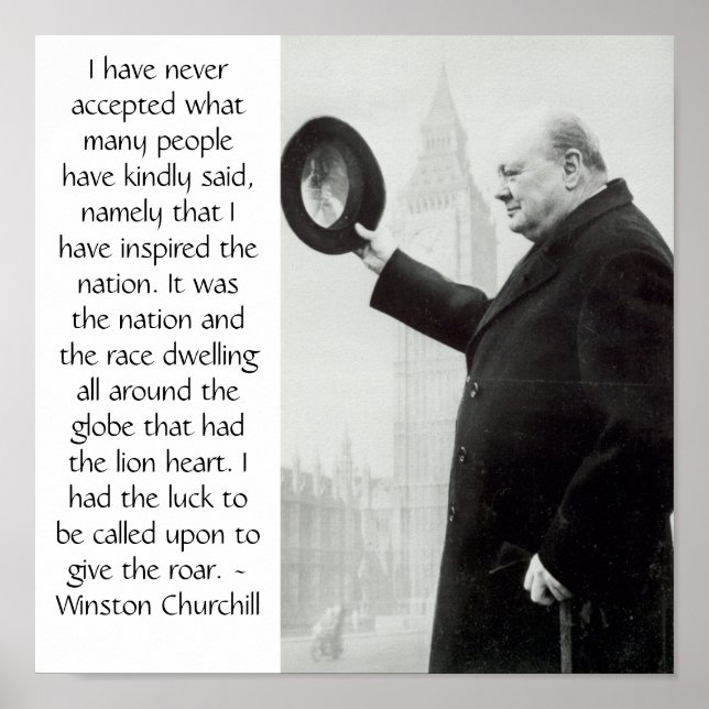 Churchill Poster (Framsidan)