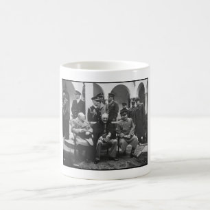 Churchill, Roosevelt och Stalin Kaffemugg
