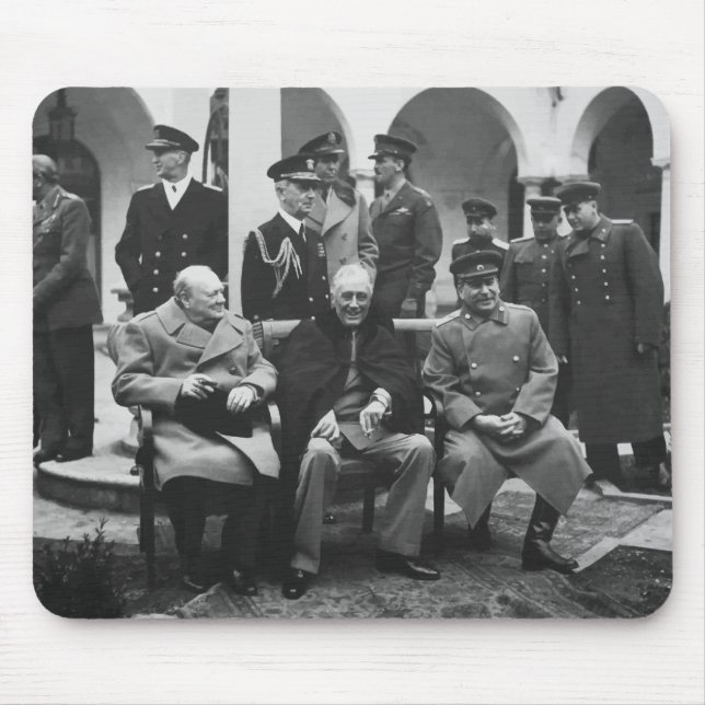 Churchill, Roosevelt och Stalin Musmatta (Framsidan)