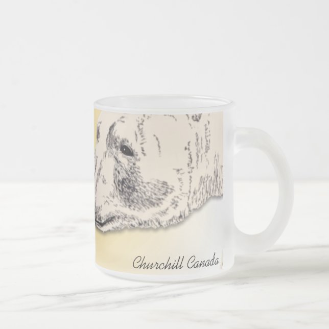 Churchill Souvenir Kopp Polar Bear Art Mugg Gifts (Höger)