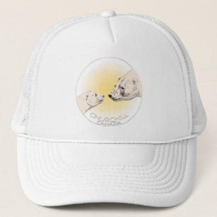 Churchill Souvenir Polar Bear Art T-Shirts & Gifts Truckerkeps
