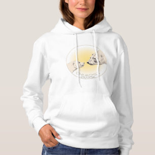 Churchill Souvenir Polar Bear Art Women's Hoodies T-shirt