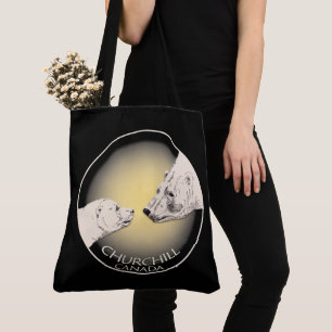 Churchill Souvenirs Polar Bear Art Shirts & Gifts Tygkasse
