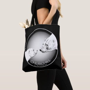 Churchill Souvenirs Polar Bear Art Shirts & Gifts Tygkasse