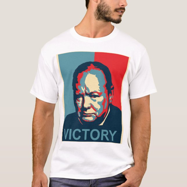 churchill t shirt (Framsida)
