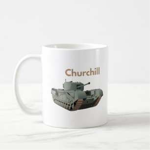 Churchill WW2 British Tank Kaffemugg