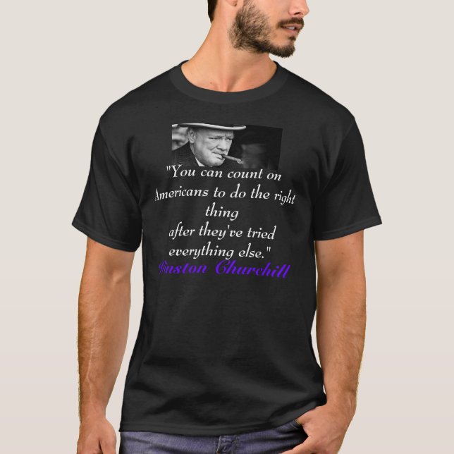 churchillcitationstecken tee (Framsida)