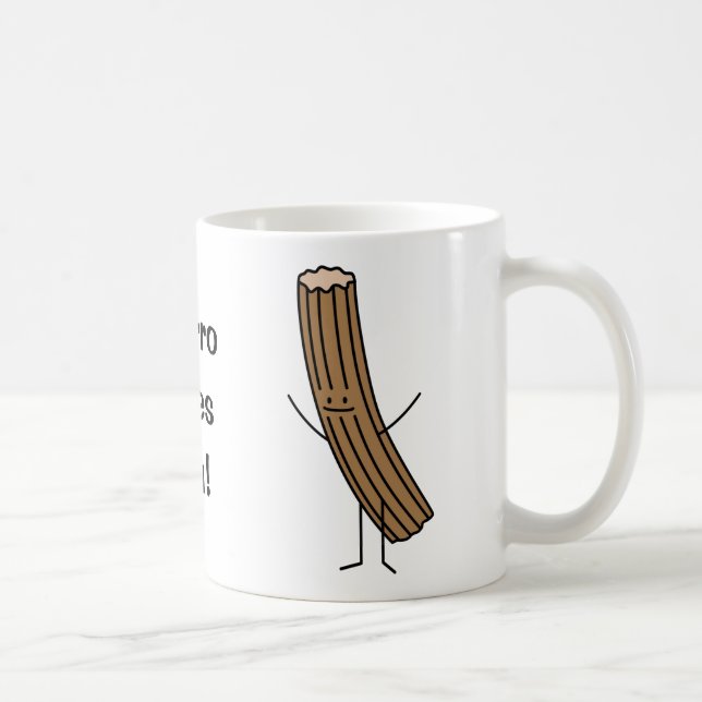 Churro älskar dig! kaffemugg (Höger)