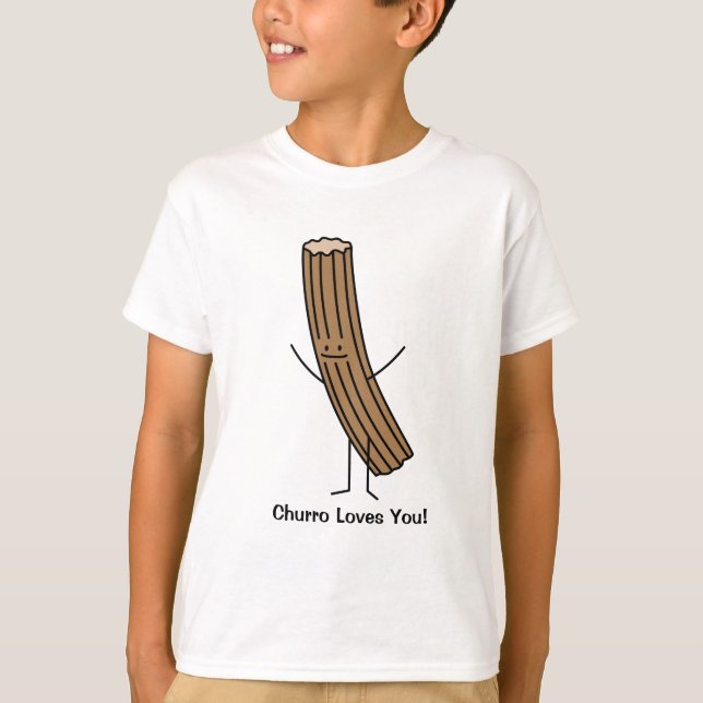 Churro älskar dig! tee (Framsida)