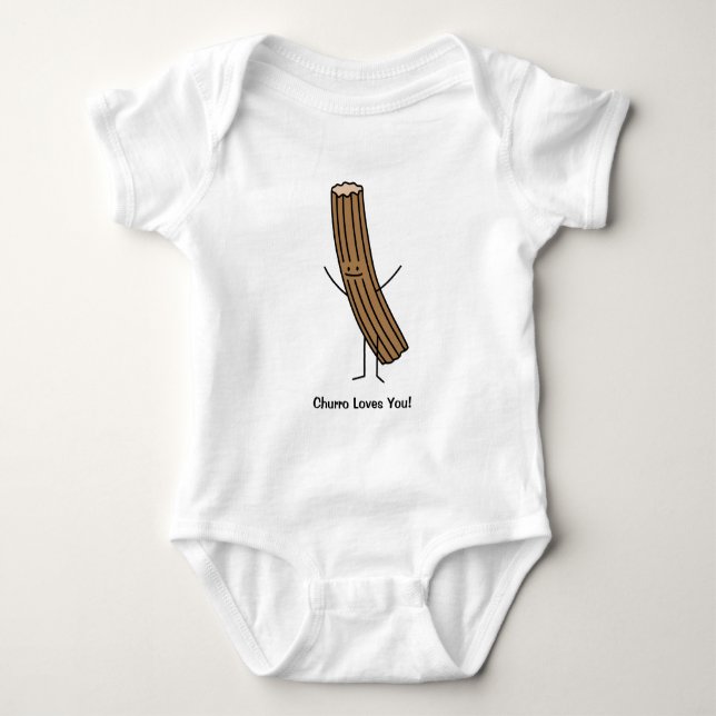 Churro älskar dig! tee shirt (Framsida)
