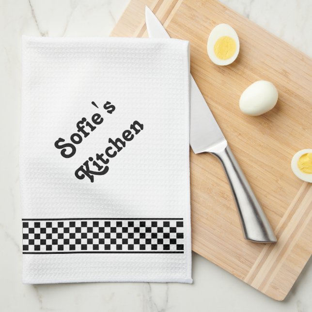 Churro & choklad - Buenos Dias! Kökshandduk (Vikt i Fjärdedel)