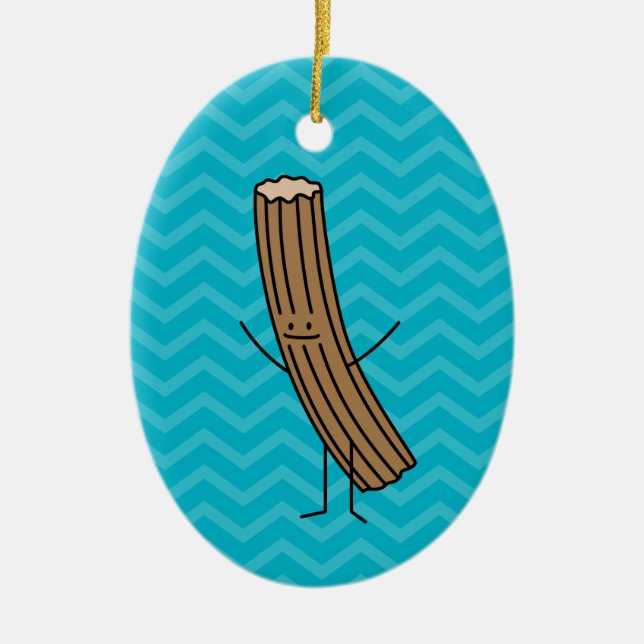 Churro Kärlek! Julgransprydnad Keramik (Framsidan)