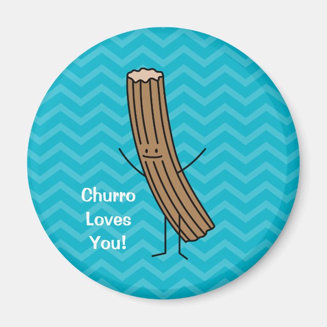Churro Kärlek! Magnet (Framsidan)