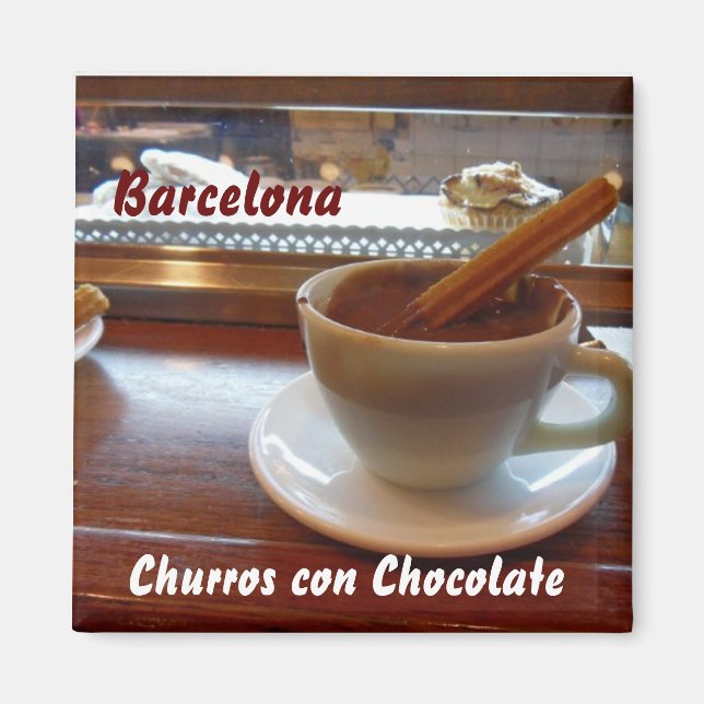 Churros con Chocolate, Barcelona Magnet (Framsidan)