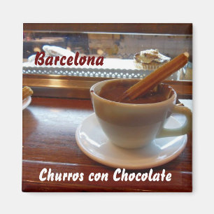 Churros lurar choklad, Barcelona Magnet