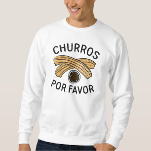 Churros Por Favor Lång Ärmad Tröja