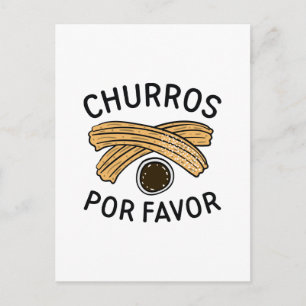 Churros Por Favor Vykort