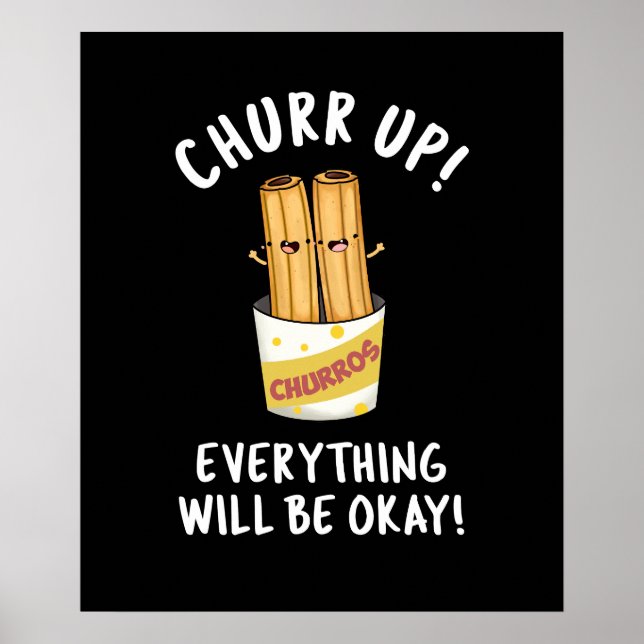 Churros Pun är okej. Poster (Framsidan)