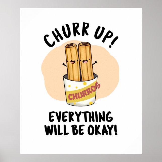 Churros Pun är okej. Poster (Framsidan)