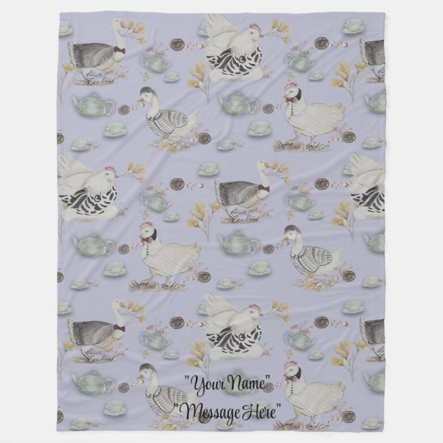 Chute Couture Print Kidsroom Fleecefilt (Framsidan)