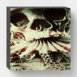 Chuthulu Stigning träväggskonst