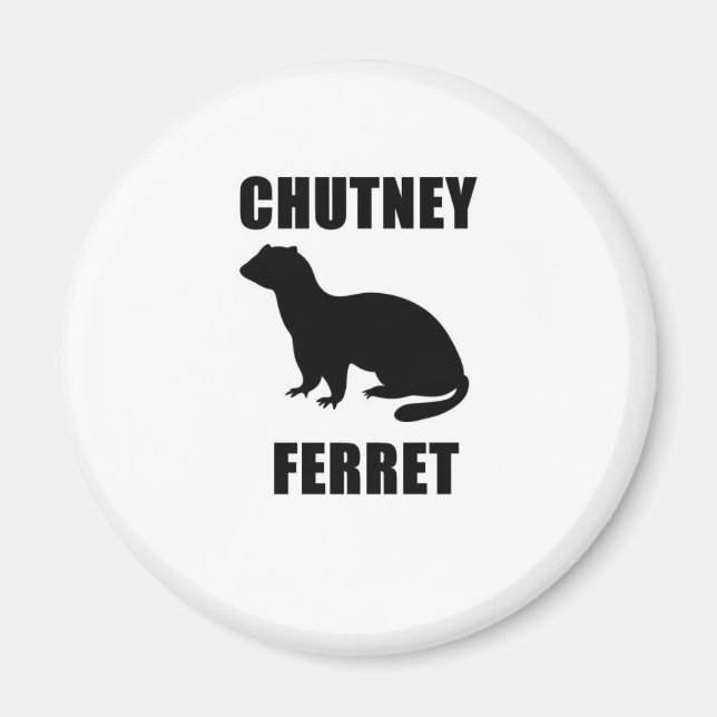Chutney Ferret Magnet (Framsidan)