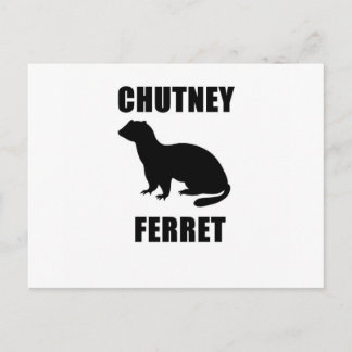 Chutney Ferret Vykort
